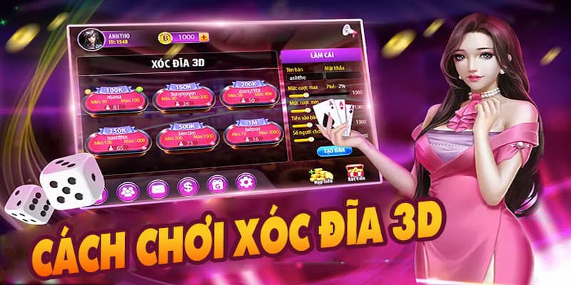 Cách chơi xóc đĩa 3D tại 77bet dễ hiểu nhất